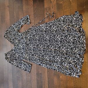 Chadwicks Black and White Lace Dress
